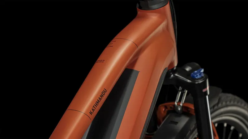 Cube Kathmandu Hybrid EXC 750 Trekking eBike in Red/Black-1